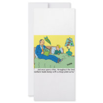 BANKER / BROKER / BEDTIME STORY /INVESTING CUSTOM RACK CARDS