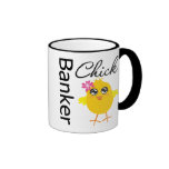 Banker Chick mugs