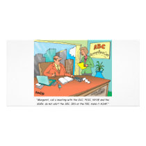 Banker / Financial / Stock Broker Photo Card