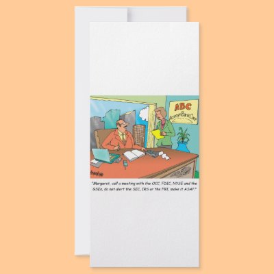 Banker / Financial / Stock Broker Rack Cards by banker_broker_gifts