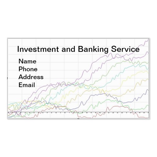 Banking and Investment Services Business Card (front side)