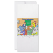 BANKING / ANTI VIRUS SOFTWARE / BIRD FLU rack cards by banker_broker_gifts BANKING / ANTI VIRUS SOFTWARE / BIRD FLU rack cards