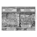 Banking Scene Greeting Card