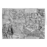 Banking Scene Greeting Card
