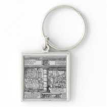 Banking Scene Key Chain