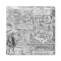 Banking Scene Refrigerator Magnet