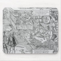 Banking Scene Mousepads