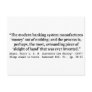 Banking Systems Manufacture Money Out Of Nothing Post Card