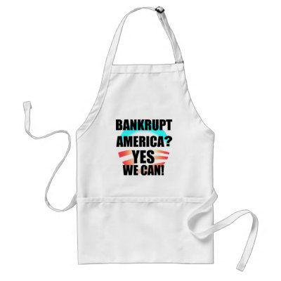 Bankrupt America? Aprons by Megatudes