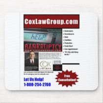 Bankruptcy Attorney Lynchburg, VA  CoxLawGroup.com mousepads