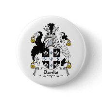 Banks Family Crest buttons