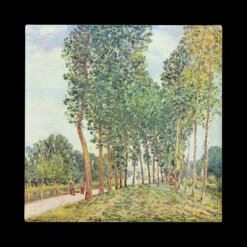 Banks of the Loing in Moret by Alfred Sisley Refrigerator Magnet