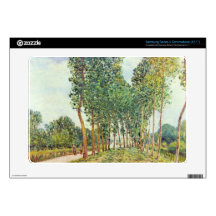 Banks of the Loing in Moret by Alfred Sisley Samsung Chromebook Decal