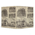 Banks, residences and breweries in Shawneetown Vinyl Binder