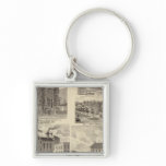 Banks, residences and breweries in Shawneetown Key Chains