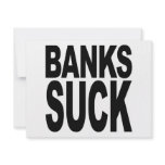 Banks Suck Personalized Announcements