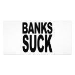 Banks Suck Photo Greeting Card