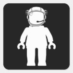 Banksy Style Astronaut Minifig Sticker