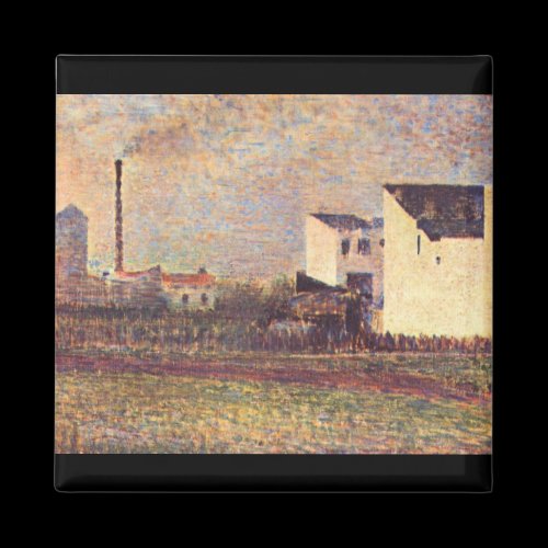Banlieue by Georges Seurat Magnets