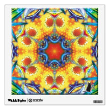 “BannaPuddin” Kaleidoscope PixPane(TM) Wall Decal