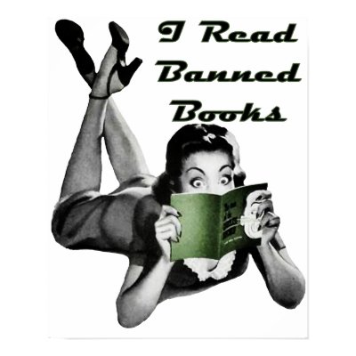 Banned Books Print by Jaenne