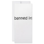Banned IRL rack cards