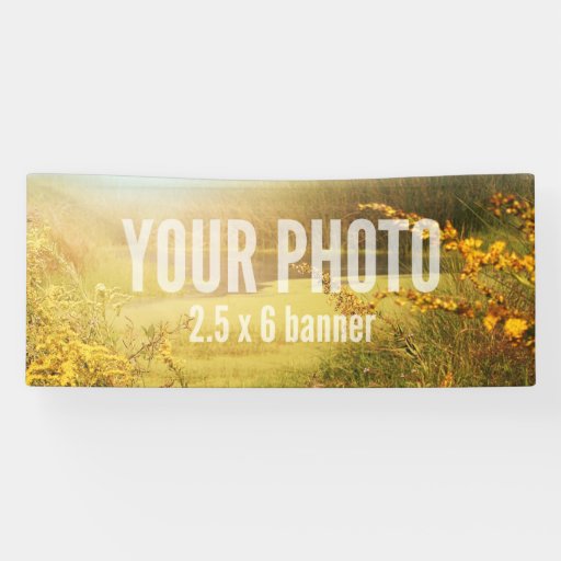 Banner 2.5x6 Fill Template | Zazzle