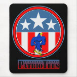 Banner Circle Stars with Proud Eagle Mousepads