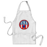 Banner Circle USA with Strong Eagle Apron