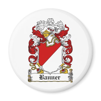 Banner Family Crest Refrigerator Magnets by coatsofarms