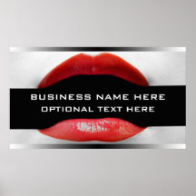 Banner For Make-Up Artist Salon Print
