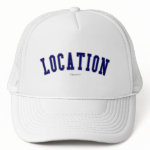 Banner trucker hats