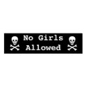Banner: No Girls Allowed posters by Ladiebug Banner: No Girls Allowed posters