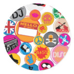 bannere-rotunde round sticker