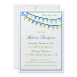 Banners Baby Shower Invitation
