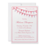Banners Baby Shower Invitation