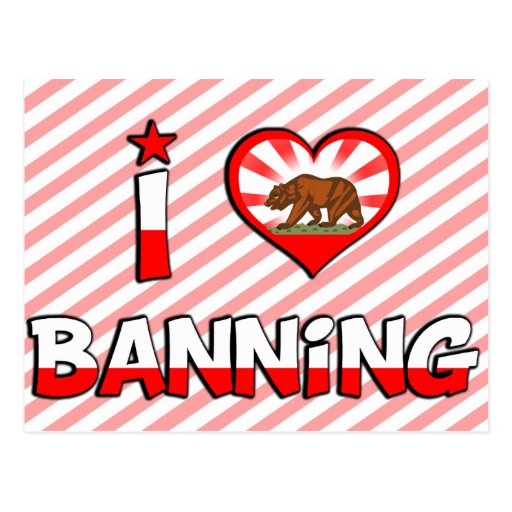 Banning, CA Post Card