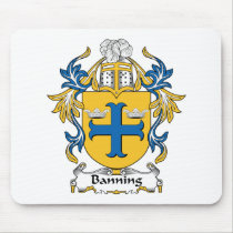 Banning Family Crest Mousepad