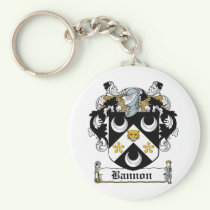 Bannon Family Crest Keychain