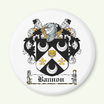 Bannon Family Crest Magnet