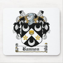 Bannon Family Crest Mousepad