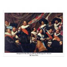 Banquet Of The Officers Post Card