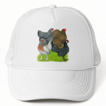 Bantam Hen Quartet Trucker Hats