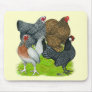 Bantam Hen Quartet Mouse Pads