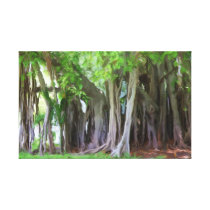 Banyan Trees Canvas Print