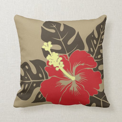 Hawaiian Pillows Hawaiian Throw Pillows Zazzle