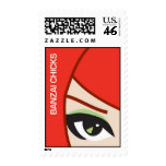 Banzai Chicks Stamp stamps