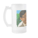 Banzai Mr Cheeky Chappie Glass Mug by banzaitv Banzai Mr Cheeky Chappie Glass Mug