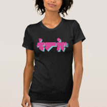 Banzai - Pink Text t-shirts