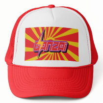Banzai Red Swirl Hat